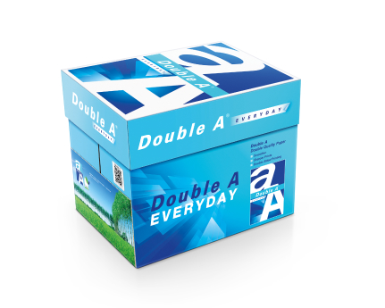 Double A Everyday A4 paper box containing 5 reams